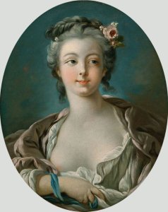 Young Woman with Flowers in Her Hair  wrongly called Portrait of Madame Boucher