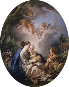 Virgin and Child with the Young Saint John the Baptist and Angels 1765